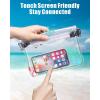 imageFcolor Waterproof Fanny Pack  Waterproof Phone Pouch with Waist Strap  Cruise Essentials 2025 Must Haves Waterproof Pouch Dry Bag Keep Phone Valuables Safe for Beach Kayaking Boating Fishing1 Pack  Flamingo