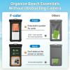 imageFcolor Waterproof Phone Pouch  Floating with Sponge Air Cushion  Cruise Essentials IPX8 Waterproof Phone Case for iPhone Up to 7quot 127oz Buoyancy Waterproof Phone Bag for Swimming Beach 2 Pack2 Pack  BlackGreen
