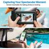 imageFcolor Waterproof Phone Pouch  Floating with Sponge Air Cushion  Cruise Essentials IPX8 Waterproof Phone Case for iPhone Up to 7quot 127oz Buoyancy Waterproof Phone Bag for Swimming Beach 2 Pack2 Pack  BlackGreen