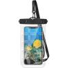 imageFcolor Waterproof Phone Pouch  IPX8 Waterproof Phone Case  Underwater Photography Touch Screen with Bubble Grids Cruise Ship Essentials Cell Phone Dry Bag for Beach Swimming Snorkeling 1 Pack7quot