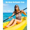 image:imageFcolor Waterproof Fanny Pack  Cruise Essentials 2026  Waterproof Pouch with Adjustable Waist Strap Triple Zipper RollTop Dry Bag for Phone Keep Passport Valuables Dry for Beach Kayaking Boating1 Pack Clear