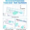image:imageFcolor Waterproof Fanny Pack  Cruise Essentials 2026  Waterproof Pouch with Adjustable Waist Strap Triple Zipper RollTop Dry Bag for Phone Keep Passport Valuables Dry for Beach Kayaking Boating1 Pack Flamingo