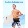 image:imageFcolor Waterproof Fanny Pack  Cruise Essentials 2026  Waterproof Pouch with Adjustable Waist Strap Triple Zipper RollTop Dry Bag for Phone Keep Passport Valuables Dry for Beach Kayaking Boating1 Pack Black
