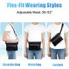 image:imageFcolor Waterproof Fanny Pack  Cruise Essentials 2026  Waterproof Pouch with Adjustable Waist Strap Triple Zipper RollTop Dry Bag for Phone Keep Passport Valuables Dry for Beach Kayaking Boating1 Pack Black