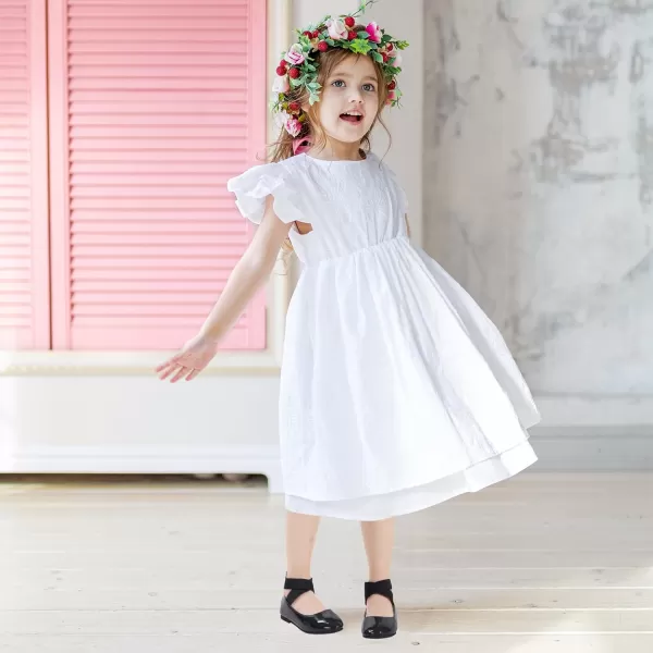 Hehainom Girls Dress Shoes Toddler Little Kids Gracy Ballet Mary Jane Ballerina Flats with Elastic Ankle StrapBlack Patent