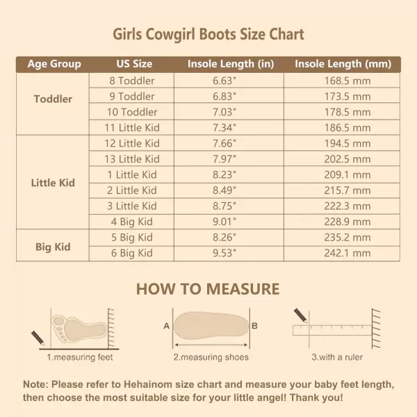 Hehainom Girls Cowboy Cowgirl Boots Boys Kids Toddler Western Mid Calf Zipper Riding Boots for Little Kid Big KidPink Pu