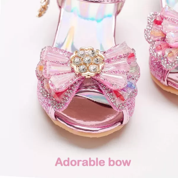 Osinnme Toddler Little Big Kid Girls Wedding SandalsPink