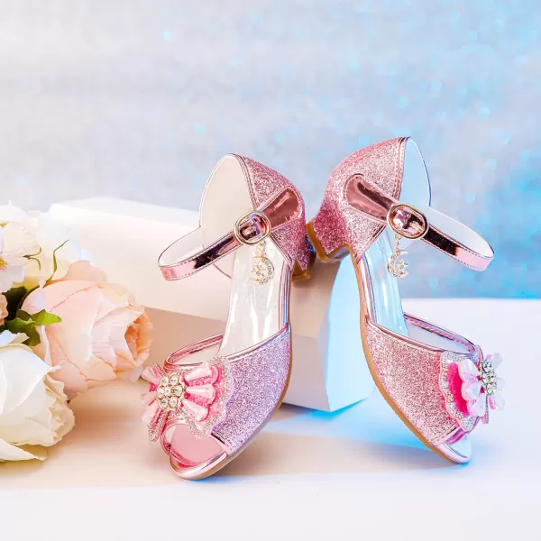 Osinnme Toddler Little Big Kid Girls Wedding SandalsPink