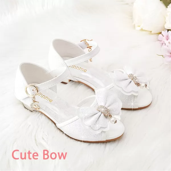 Osinnme Toddler Little Big Kid Girls Wedding SandalsWhite