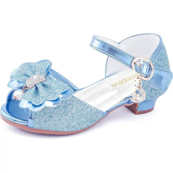 Osinnme Toddler Little Big Kid Girls Wedding SandalsBlue