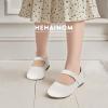 imageHehainom Toddler Girl Dress Shoes Mary Jane Ballerina Ballet Flats for Girls Flower Girl Little Kids Wedding Party School ShoesWhitepu