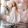 imageHehainom Toddler Girls Dress Shoes Flower Girl Ballet Flats Wedding Church Party Bow Little Kids Ballerina Toddler ShoesBlack
