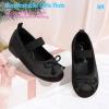imageHehainom Toddler Girls Dress Shoes Flower Girl Ballet Flats Wedding Church Party Bow Little Kids Ballerina Toddler ShoesBlack