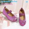 imageHehainom Toddler Girls Dress Shoes Flower Girl Ballet Flats Wedding Church Party Bow Little Kids Ballerina Toddler ShoesPurple