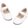 imageHehainom Toddler Girl Dress Shoes Mary Jane Ballerina Ballet Flats for Girls Flower Girl Little Kids Wedding Party School ShoesWhitepu