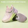 imageHehainom Girls Kids Sneaker Boys Girls Running Tennis Shoes Sparkle Lightweight Breathable Sport Athletic Girls ShoesPink