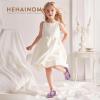 imageHehainom Toddler Girls Dress Shoes Little Kids Flower Girl Sparkle Bow Ballet Flats School Wedding Party ShoesPurple Sequin