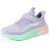 imageHehainom Girls Kids Sneaker Boys Girls Running Tennis Shoes Sparkle Lightweight Breathable Sport Athletic Girls ShoesPurple