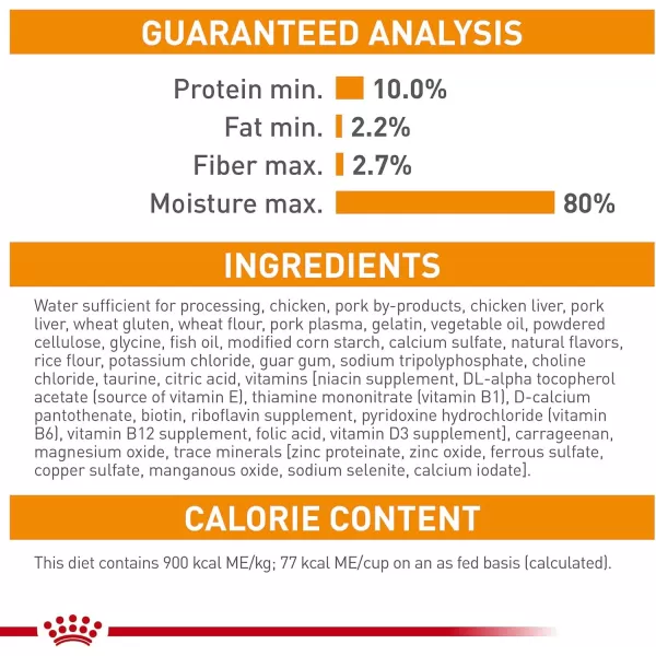 Royal Canin Feline Care Nutrition Hair ampamp Skin Care Thin Slices in Gravy Canned Cat Food 3 Ounce Pack of 243 Ounce Pack of 24