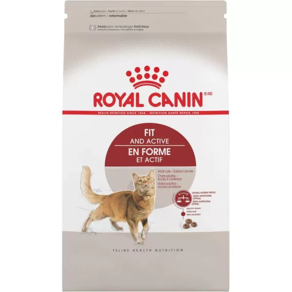 Royal Canin Adult Fit ampamp Active Dry Adult Cat Food 3 lb bag7 Pound Pack of 1