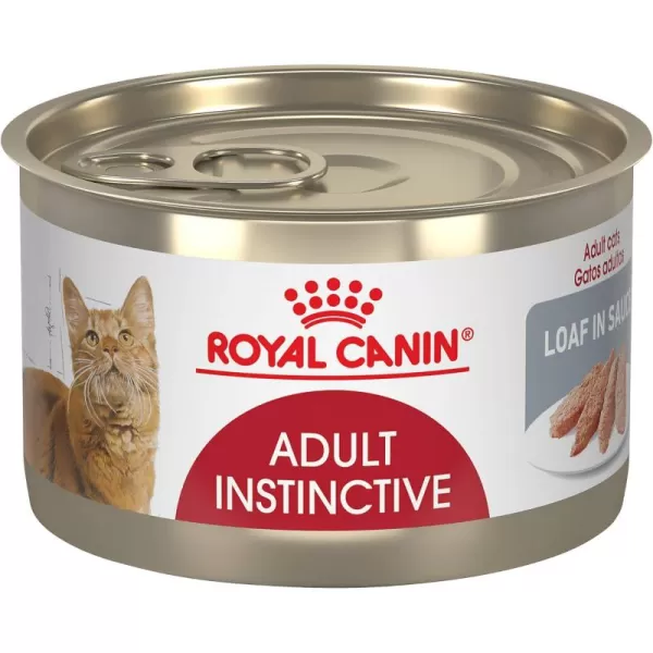 Royal Canin Adult Instinctive Thin Slices in Gravy Wet Cat Food 3 oz can 6pack51 Ounce Pack of 24