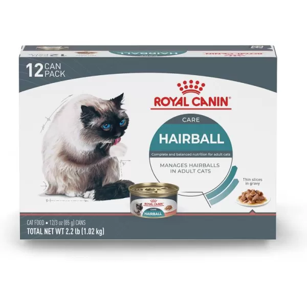 Royal Canin Hairball Care Thin Slices In Gravy Wet Cat Food 3 oz can 12count225 Pound Pack of 1