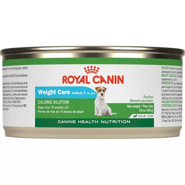 Royal Canin Weight Care Loaf in Sauce Wet Dog Food 135 oz cans 12count58 Ounce Pack of 24