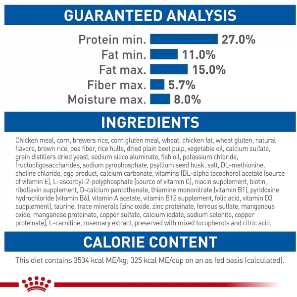 Royal Canin Indoor 7 Adult Dry Cat Food 25 lb bag55 Pound Pack of 1