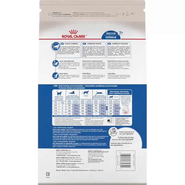 Royal Canin Indoor 7 Adult Dry Cat Food 25 lb bag55 Pound Pack of 1