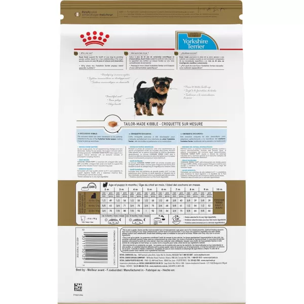 Royal Canin Yorkshire Terrier Puppy Breed Specific Dry Dog Food 25 lb bagChicken
