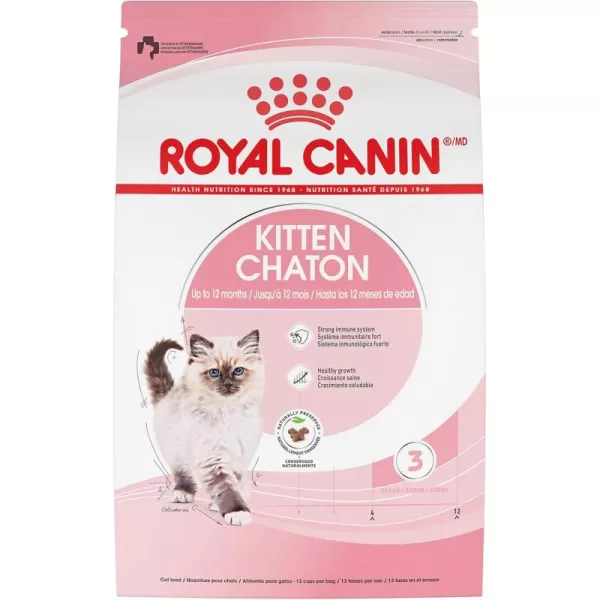 Royal Canin Feline Health Nutrition Kitten Dry Cat Food 7 lb bag1 Count Pack of 1
