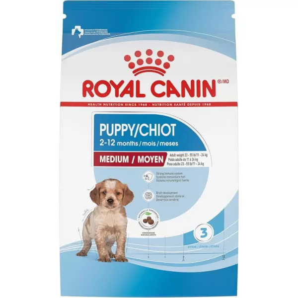 Royal Canin Size Health Nutrition Medium Puppy Dry Dog Food 30 lb bag17 Pound Pack of 1
