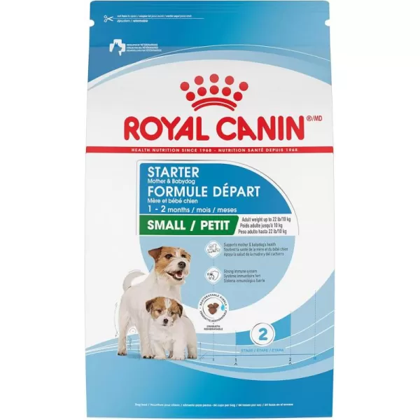 Royal Canin Size Health Nutrition Small Starter Mother ampamp Babydog Dry Dog Food 14 lb bag25 Pound Pack of 1