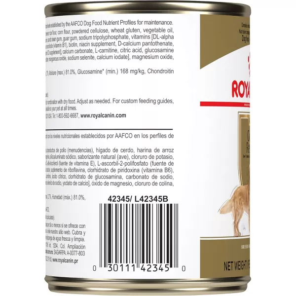 Royal Canin Golden Retriever Adult Dry Dog Food 30 lb bag135 Ounce Pack of 12