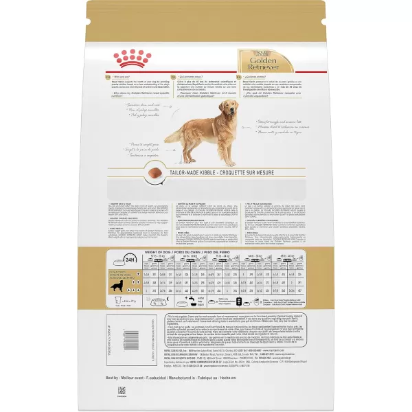 Royal Canin Golden Retriever Adult Dry Dog Food 30 lb bag17 Pound Pack of 1