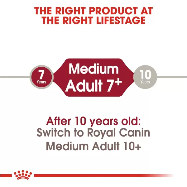 Royal Canin Size Health Nutrition Medium Adult 7 Dry Dog Food 30lb Bag6 Pound Pack of 1