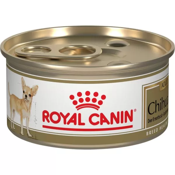 Royal Canin Breed Health Nutrition Chihuahua Adult Loaf in Sauce Wet Dog Food 3 oz can 24count3 Ounce Pack of 24