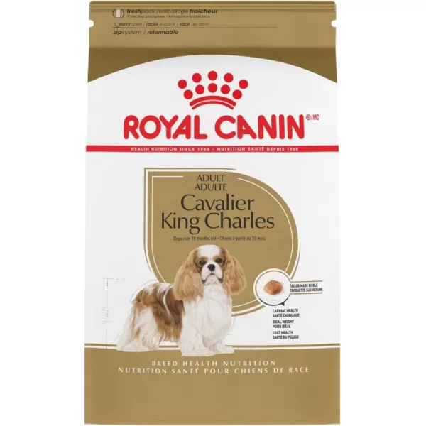 Royal Canin Cavalier King Charles Spaniel Adult Breed Specific Dry Dog Food 10 lb bag10 Pound Pack of 1