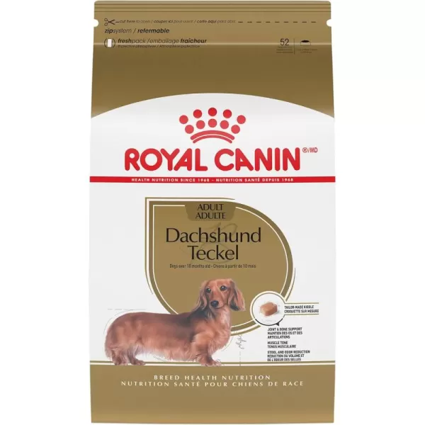 Royal Canin Dachshund Adult Breed Specific Dry Dog Food 25 lb bag10 Pound Pack of 1