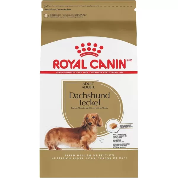 Royal Canin Dachshund Adult Breed Specific Dry Dog Food 25 lb bag25 Pound Pack of 1