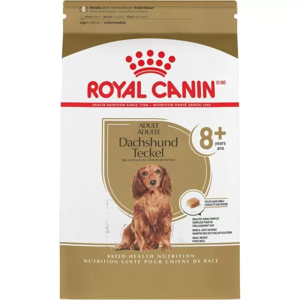 Royal Canin Dachshund Adult Breed Specific Dry Dog Food 25 lb bag3 Pound Pack of 1