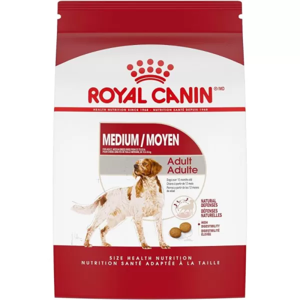 Royal Canin Medium Breed Adult Dry Dog Food 17 lb bag17 Pound Pack of 1