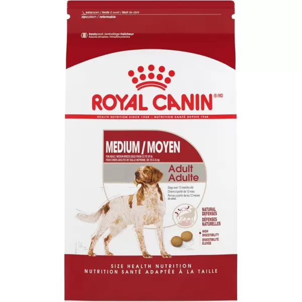 Royal Canin Medium Breed Adult Dry Dog Food 17 lb bag6 Pound Pack of 1
