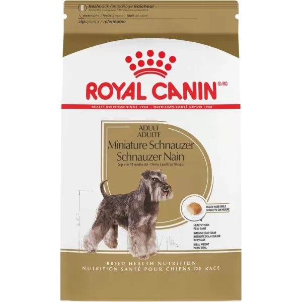 Royal Canin Miniature Schnauzer Adult Breed Specific Dry Dog Food 10 lb Bag10 Pound Pack of 1