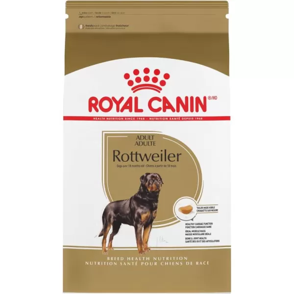 Royal Canin Rottweiler Adult Breed Specific Dry Dog Food 30 lb bagChicken