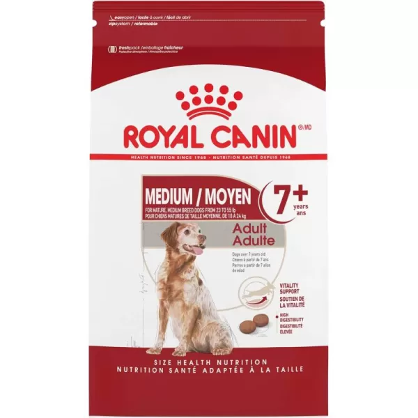 Royal Canin Size Health Nutrition Medium Adult 7 Dry Dog Food 30lb Bag6 Pound Pack of 1