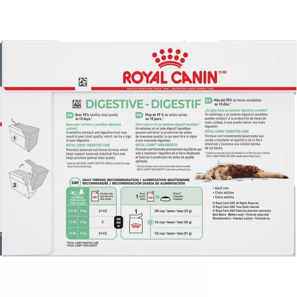 Royal Canin Digestive Care Thin Slices in Gravy Wet Cat Food 3 Ounce Pack of 6  Package May Vary3 Ounce Pack of 12