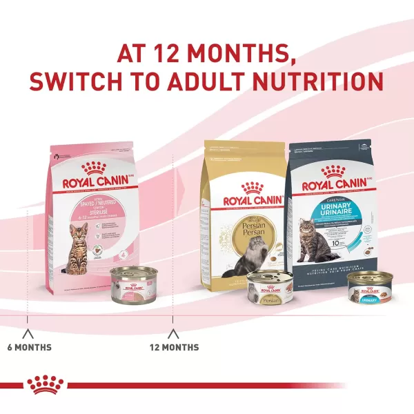 Royal Canin Feline Health Nutrition SpayedNeutered Thin Slices In Gravy Canned Cat Food 3 oz can 24count25 Pound Pack of 1