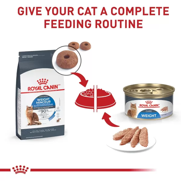 Royal Canin Feline Weight Care Loaf in Sauce Canned Adult Wet Cat Food 3 oz cans 24count