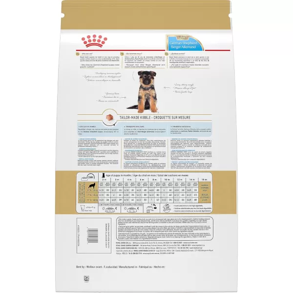 Royal Canin German Shepherd Puppy Breed Specific Dry Dog Food 30 lb bag